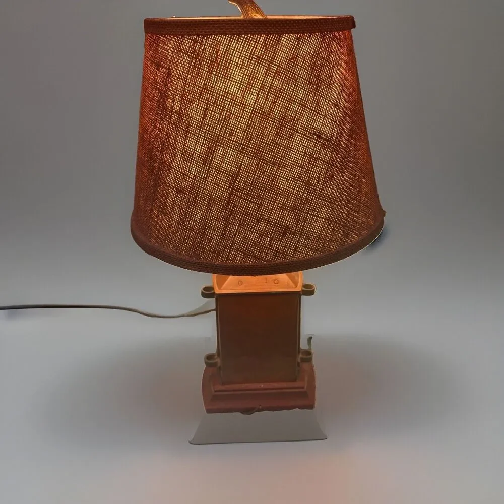 Vintage Tung Woo Hong Kong Copper /Brass Masthead Ship Lantern Table Lamp
